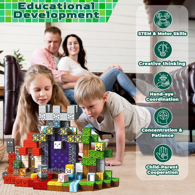 Magnetic Building Blocks Set
