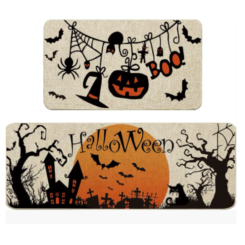 Halloween Kitchen Mat Set