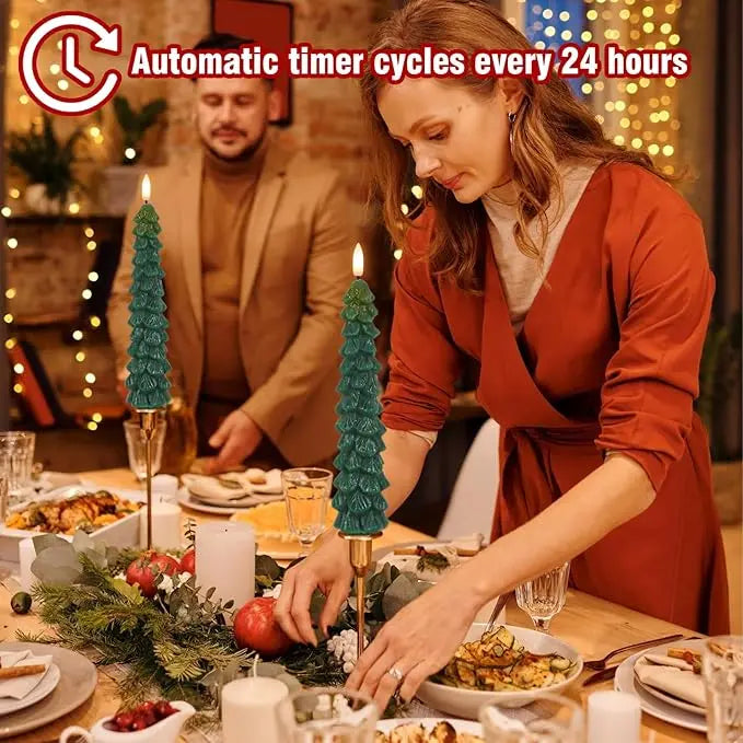 Christmas Tree Flameless Candles