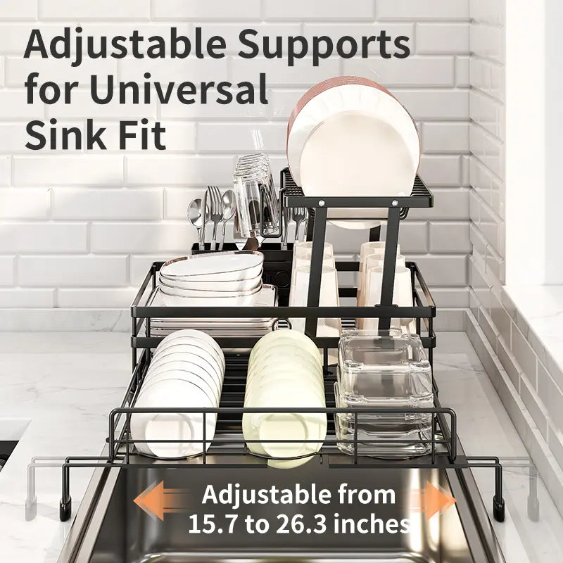Foldable Over Sink Dish Rack