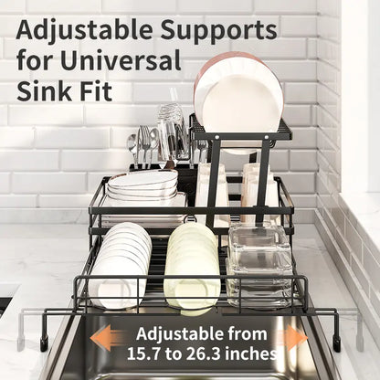 Foldable Over Sink Dish Rack