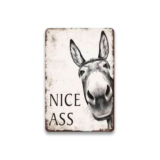 Funny Donkey Bathroom Decor