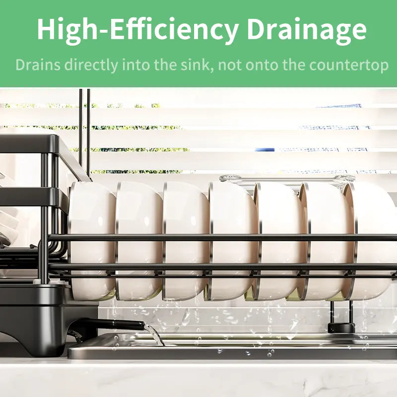 Foldable Over Sink Dish Rack