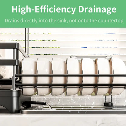 Foldable Over Sink Dish Rack