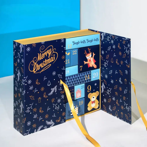 24 Days Advent Calendar Template Box