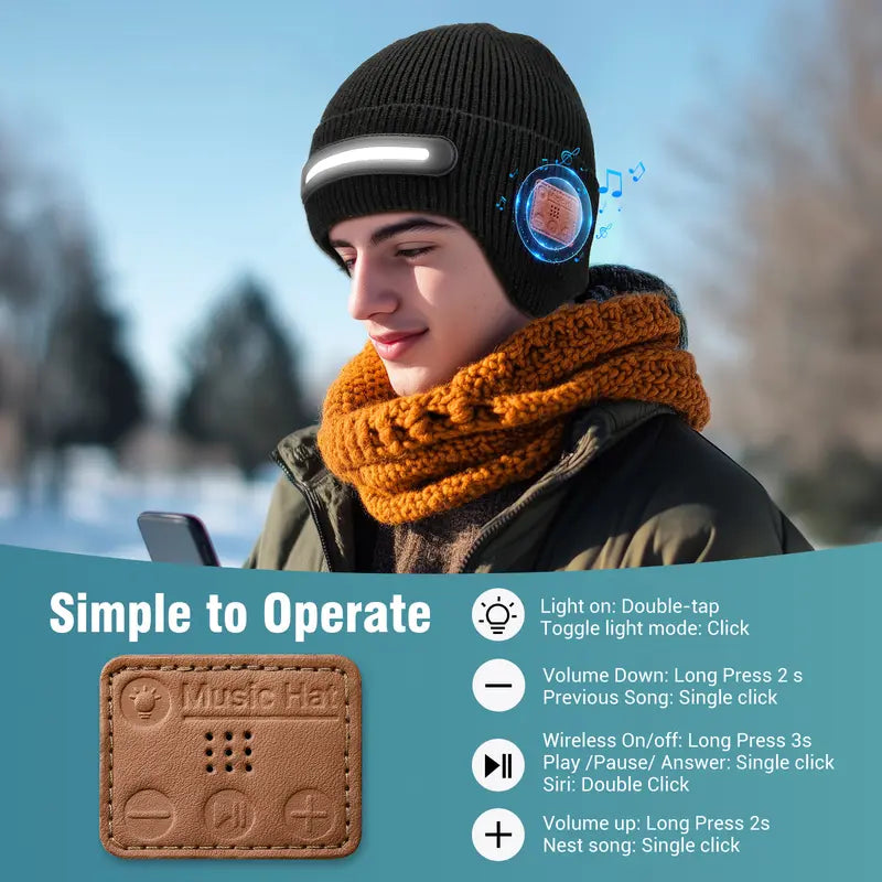 Luminous Bluetooth Beanie