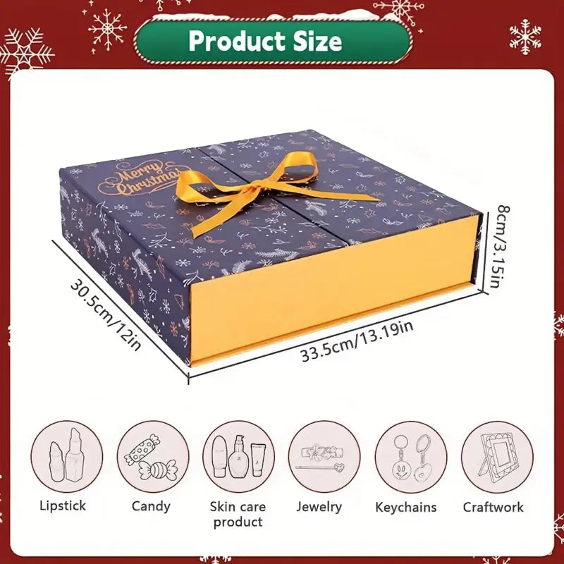 24 Days Advent Calendar Template Box