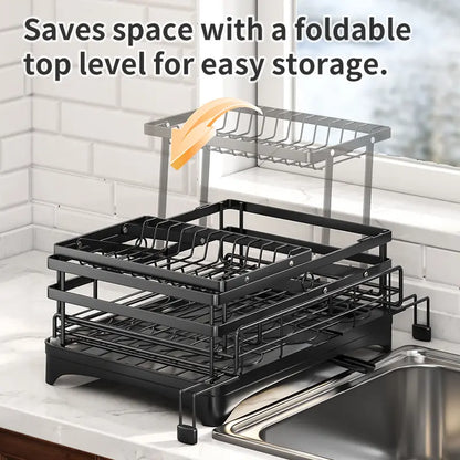 Foldable Over Sink Dish Rack