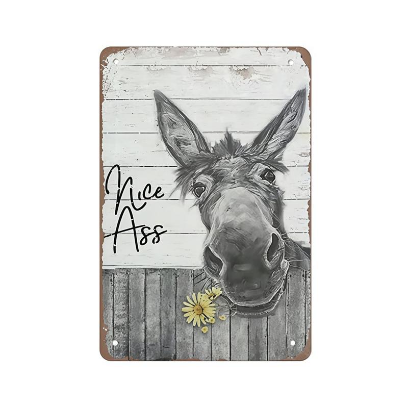 Funny Donkey Bathroom Decor