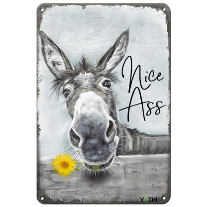 Funny Donkey Bathroom Decor