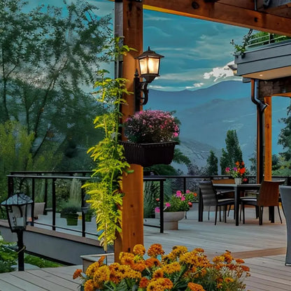 Solar Flower Pot Lamp