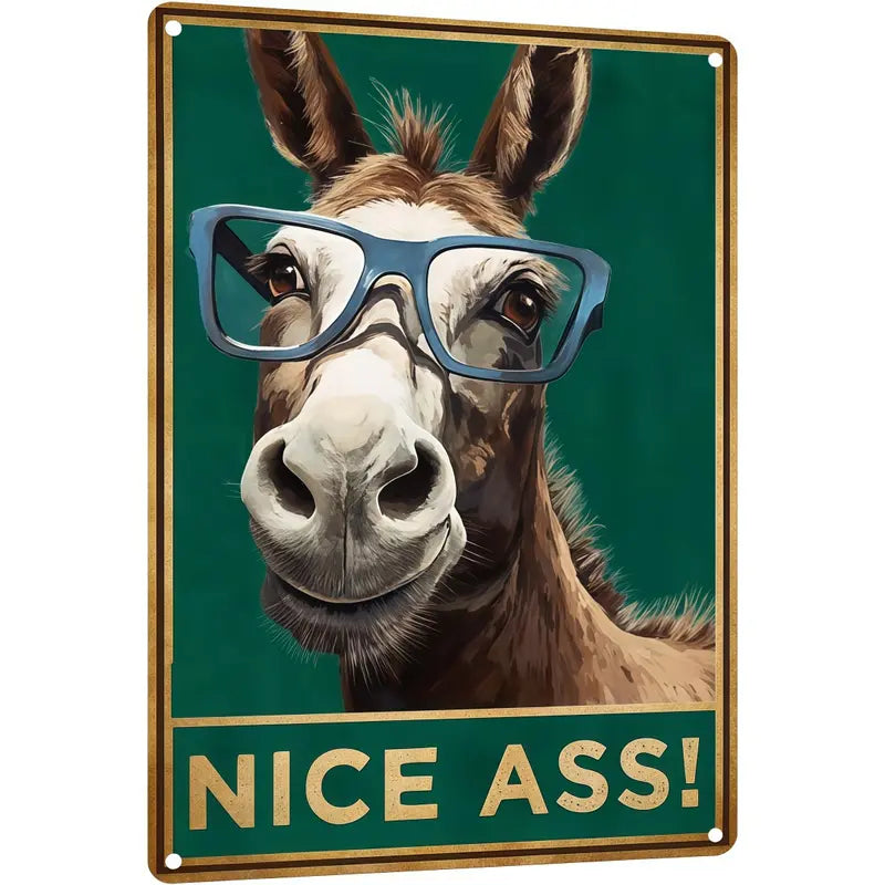 Funny Donkey Bathroom Decor
