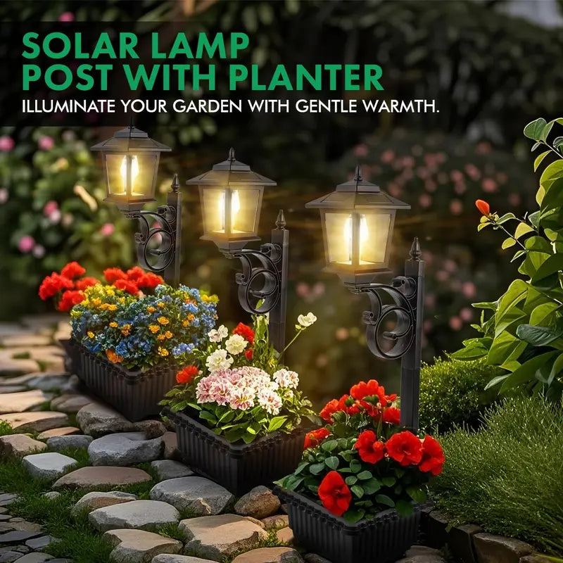 Solar Flower Pot Lamp