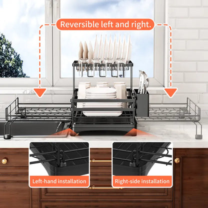 Foldable Over Sink Dish Rack