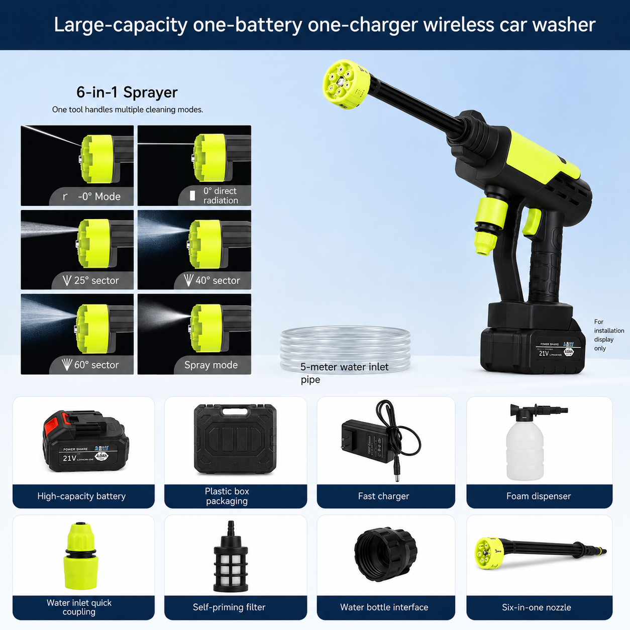 Cordless Power Washer