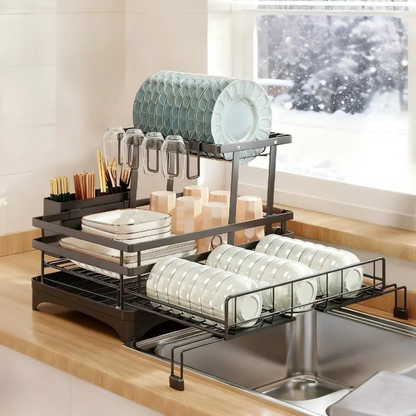 Foldable Over Sink Dish Rack