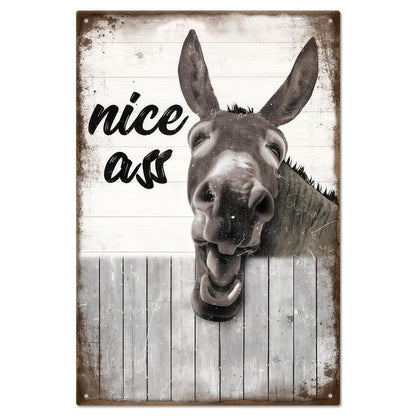 Funny Donkey Bathroom Decor