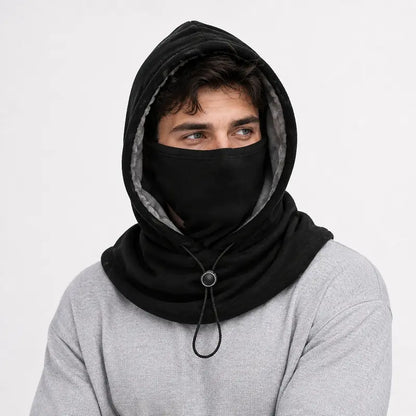 Fleece Lined Face Hoodie