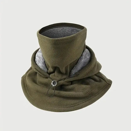 Fleece Lined Face Hoodie