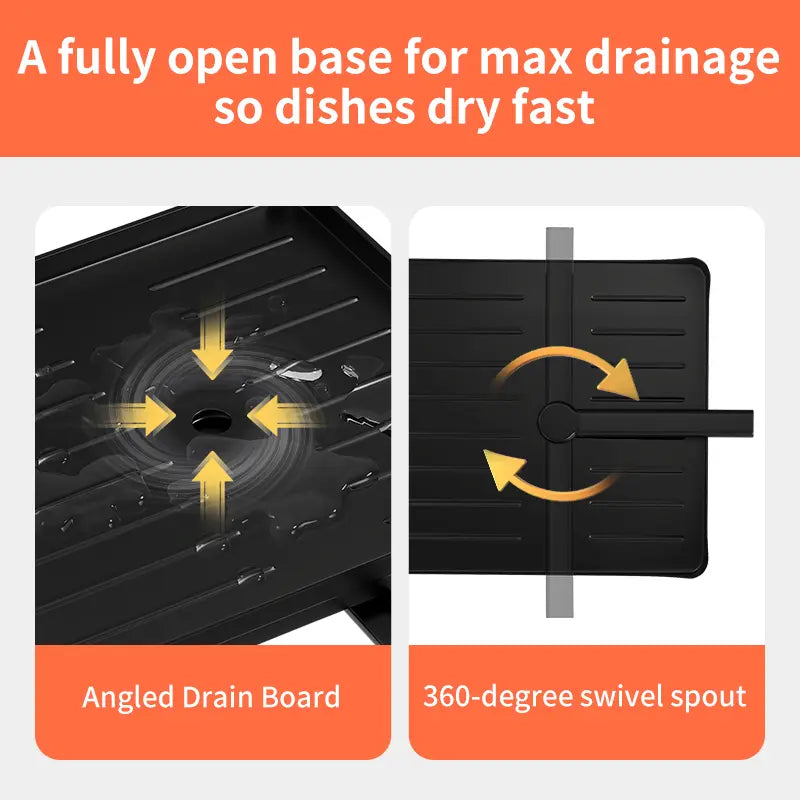 Foldable Over Sink Dish Rack