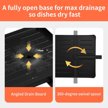 Foldable Over Sink Dish Rack