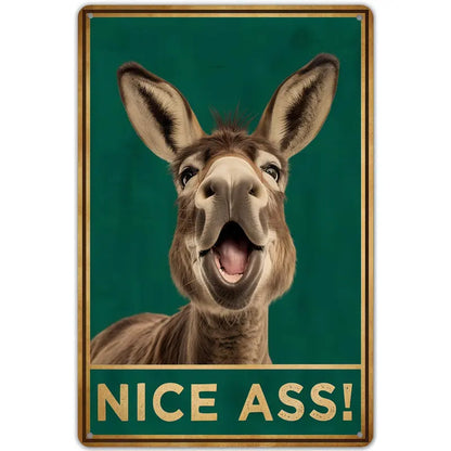 Funny Donkey Bathroom Decor
