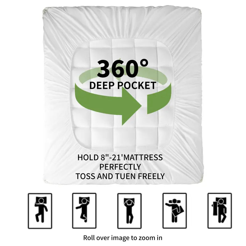 Back Support Soft Mattress Topper