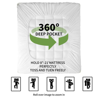 Back Support Soft Mattress Topper