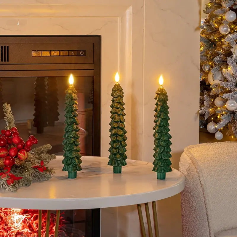 Christmas Tree Flameless Candles