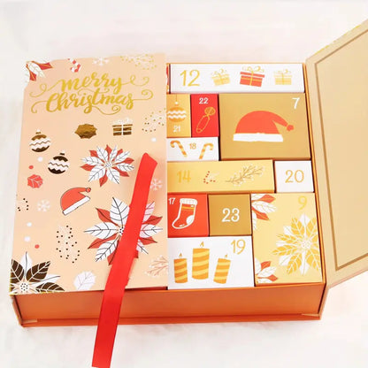 24 Days Advent Calendar Template Box