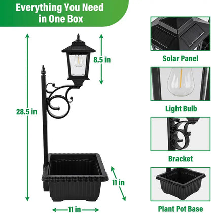 Solar Flower Pot Lamp