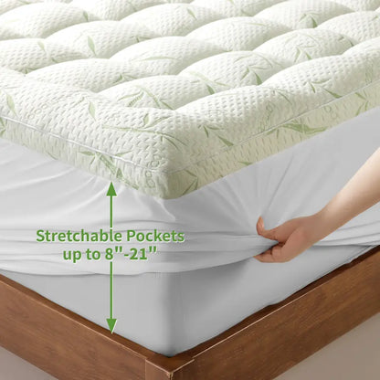 Back Support Soft Mattress Topper