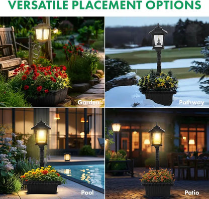 Solar Flower Pot Lamp