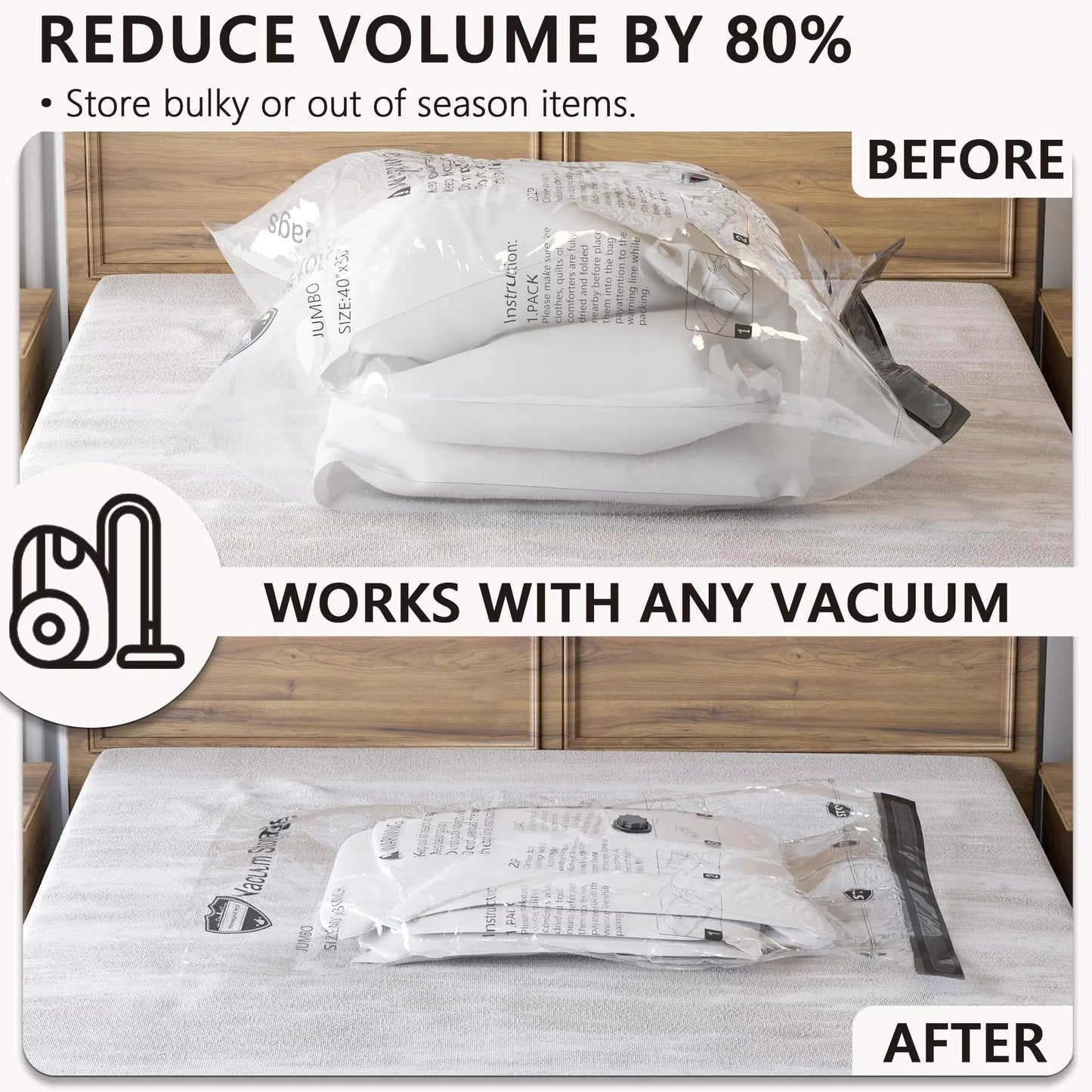 Travel Vacuum Compresson Bags