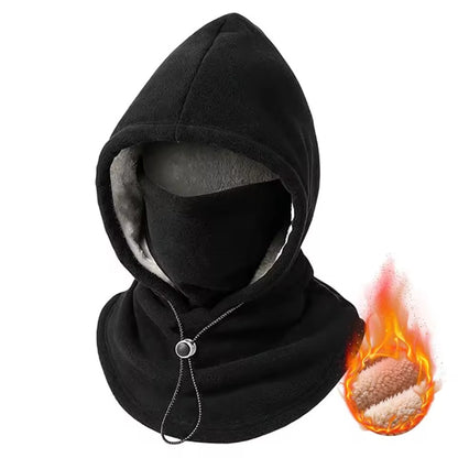 Fleece Lined Face Hoodie