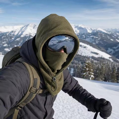 Fleece Lined Face Hoodie