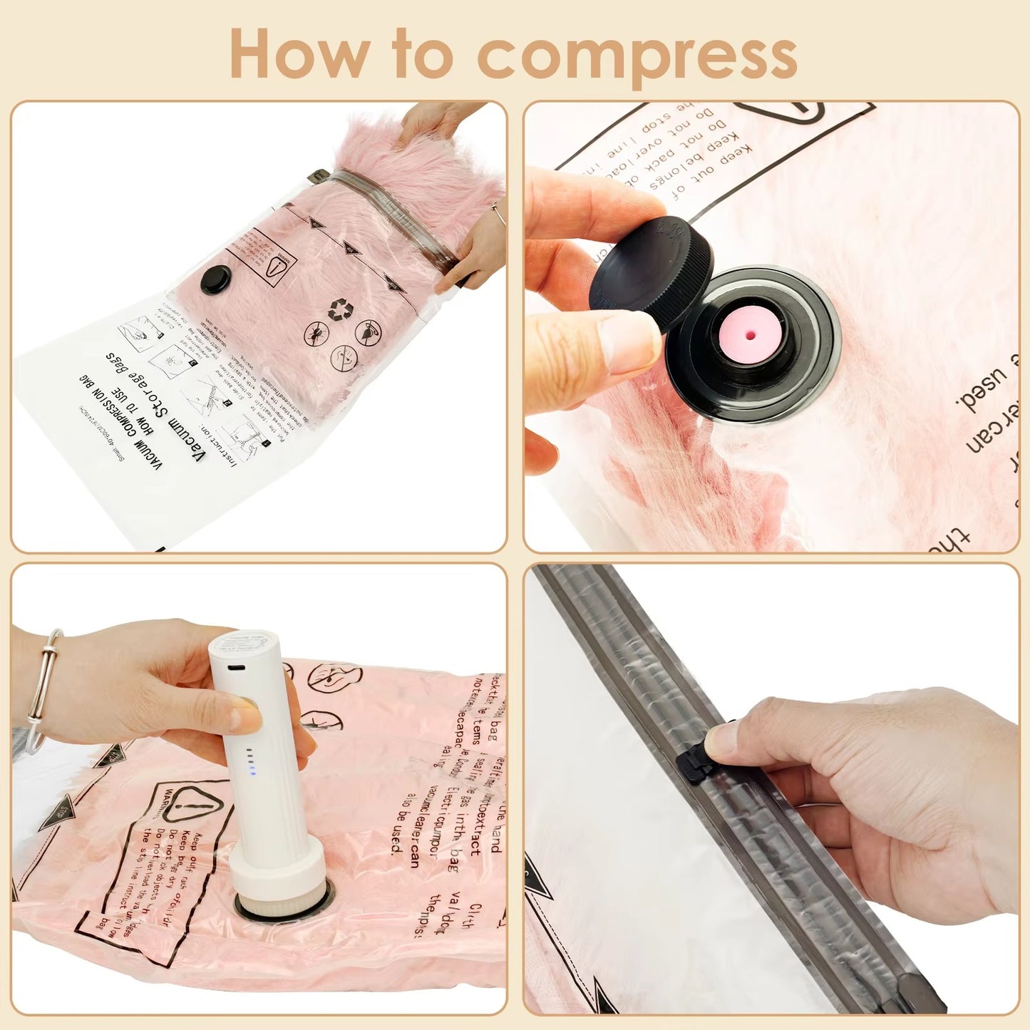 Travel Vacuum Compresson Bags