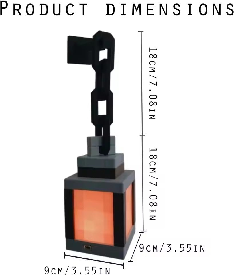 Pixel Lantern Night Lamp