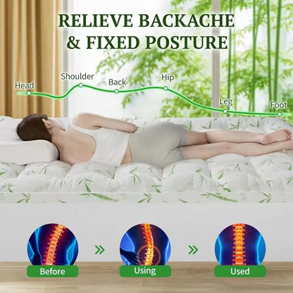 Back Support Soft Mattress Topper