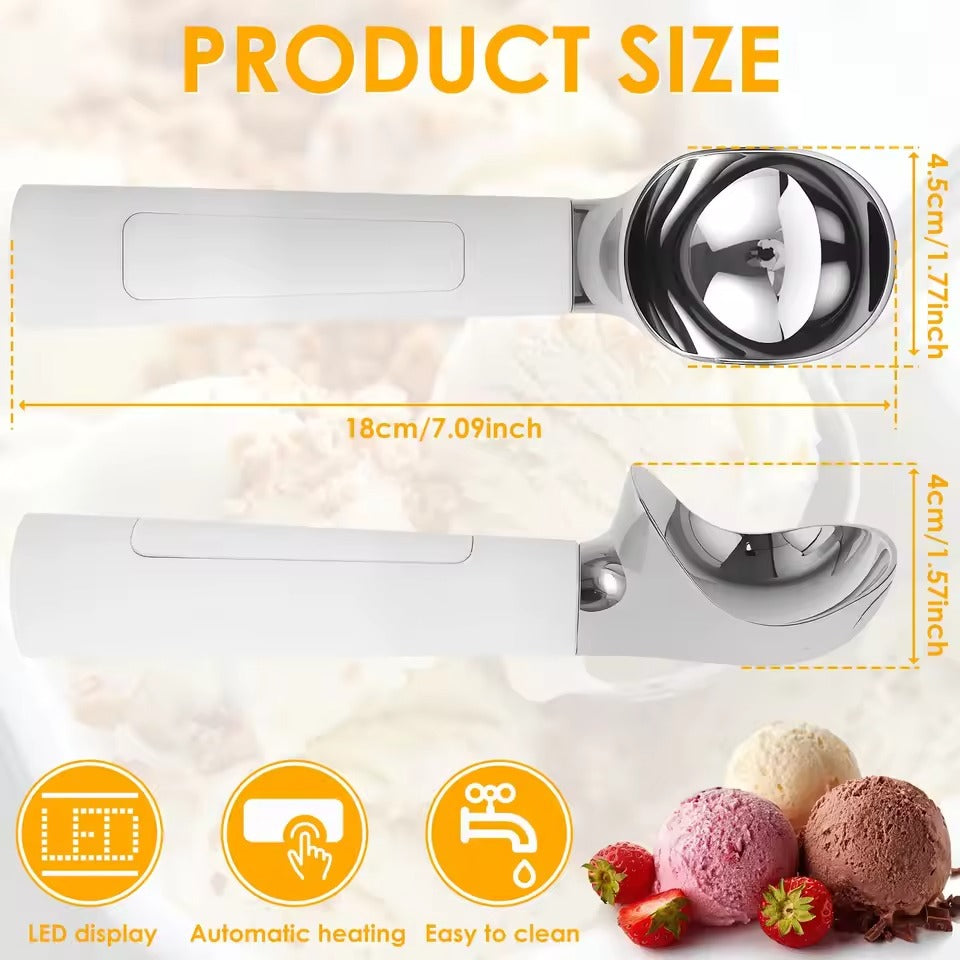 Heated Ice Cream Scoop