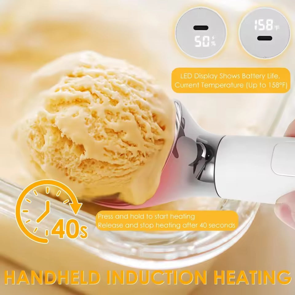Heated Ice Cream Scoop