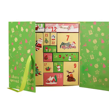 24 Days Advent Calendar Template Box