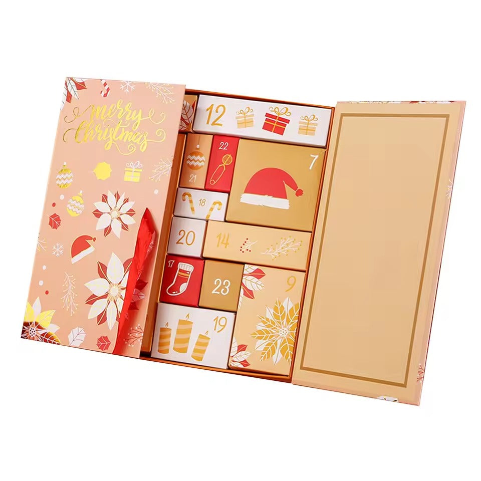 24 Days Advent Calendar Template Box