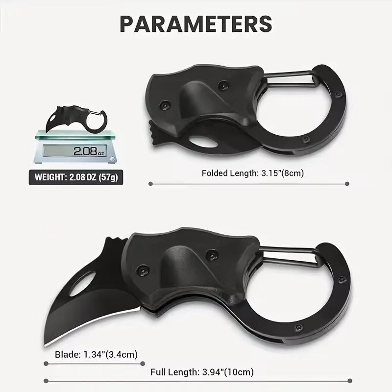Rigid Folding Knife Keychain