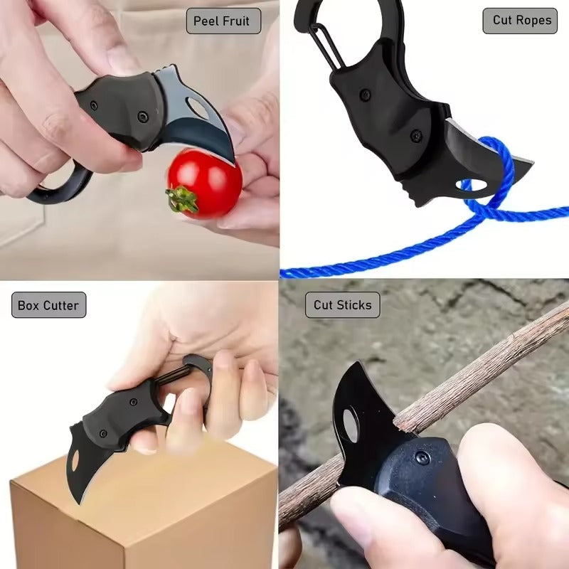 Rigid Folding Knife Keychain