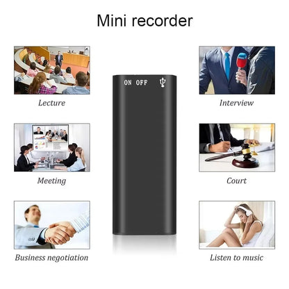 Ultra-Thin Voice-Activated Recorder